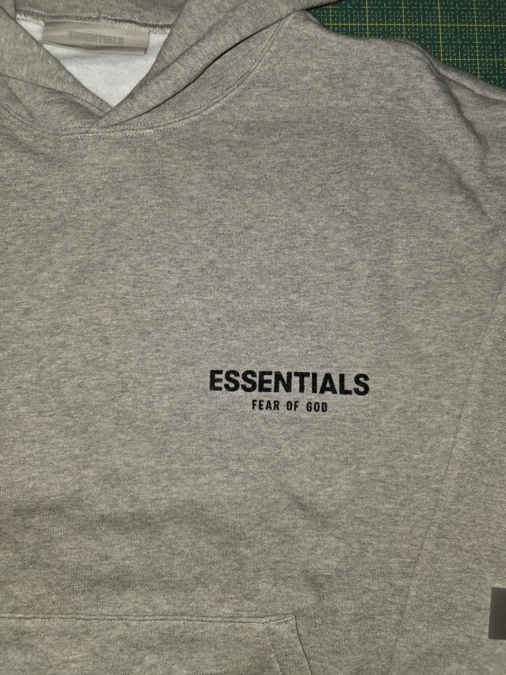 Fear of God Essentials Dark Oatmeal Hoodie - Picture 3 of 5